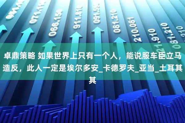 卓鼎策略 如果世界上只有一个人，能说服车臣立马造反，此人一定是埃尔多安_卡德罗夫_亚当_土耳其